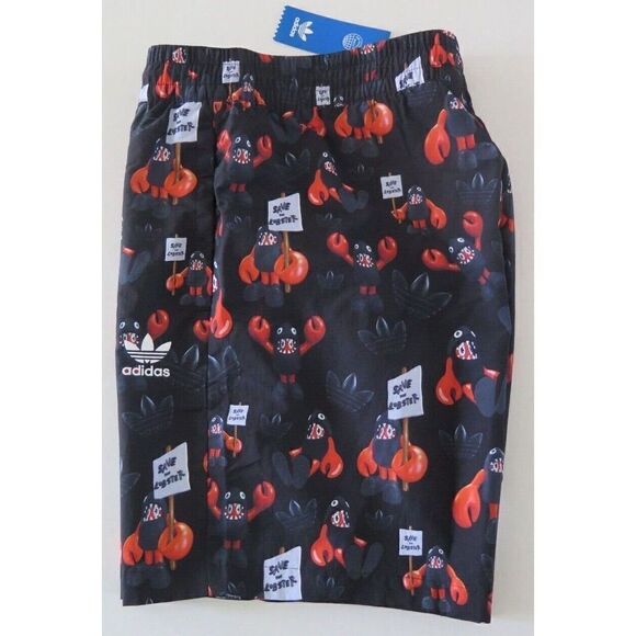 adidas HA4697 Men's Sz M Philip Colbert x Superstar "Save The Lobster" Shorts - Picture 4 of 7